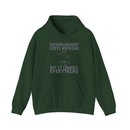 Encouragement Costs Nothing, But It Changes Everything Unisex Heavy Blend™ Hooded Sweatshirt