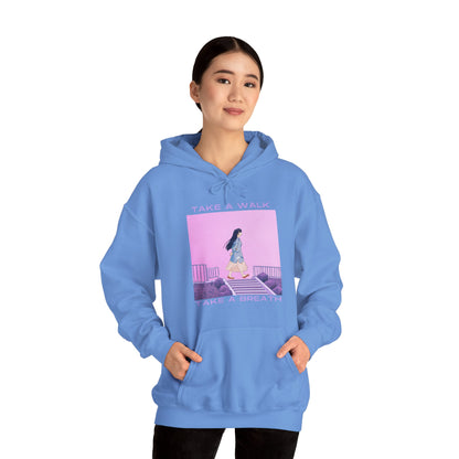 Take A Walk, Take A Breath Unisex Heavy Blend™ Hooded Sweatshirt