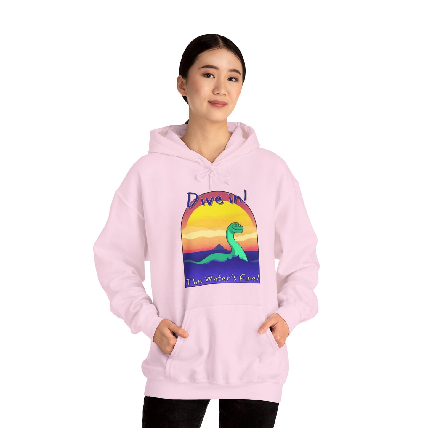 Dive In! Unisex Heavy Blend™ Hooded Sweatshirt