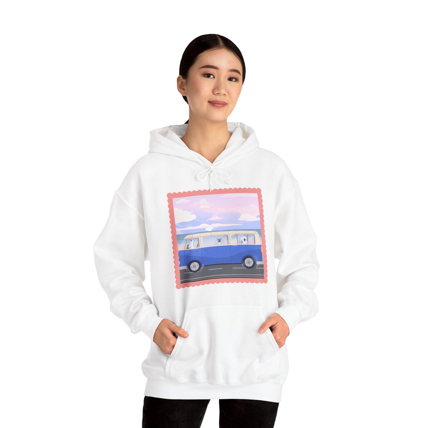 Ghost Family Vacay Unisex Heavy Blend™ Hooded Sweatshirt