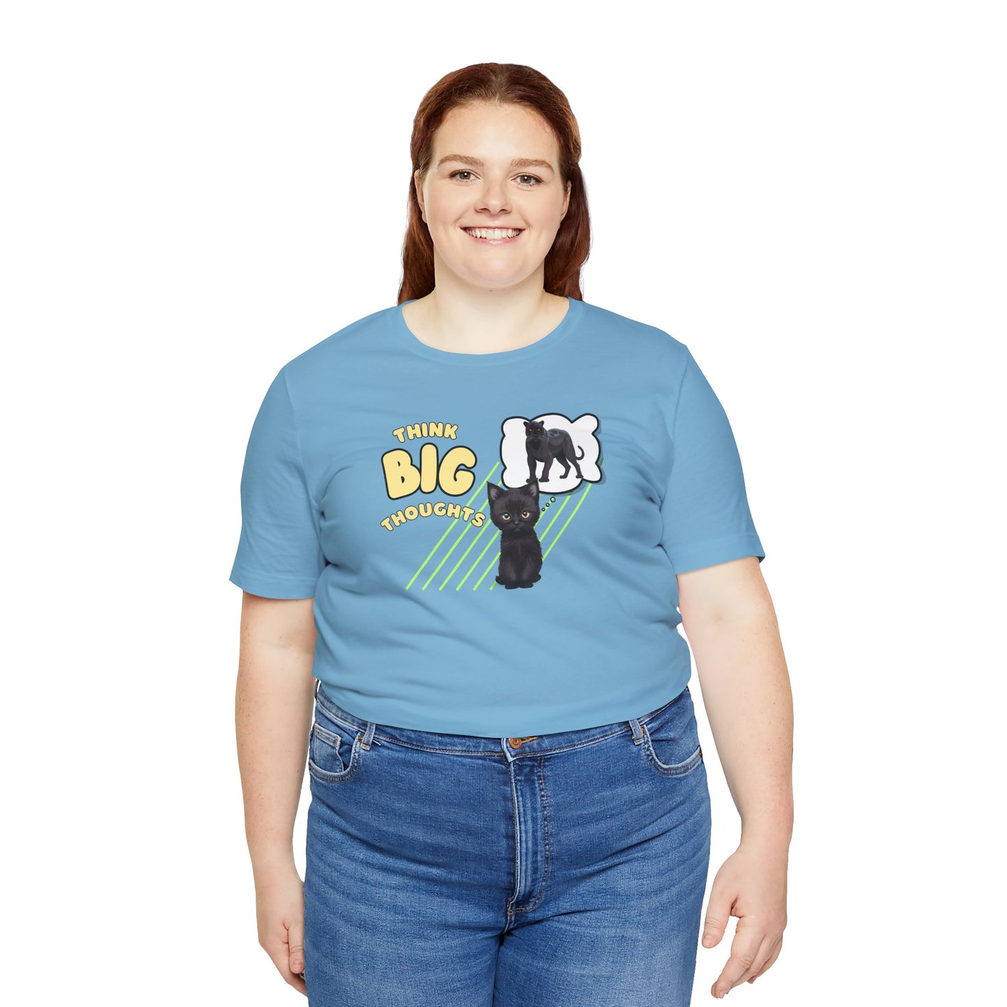 Think Big Thoughts Unisex Jersey Short Sleeve Tee