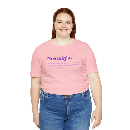 Nostalgia Unisex Jersey Short Sleeve Tee