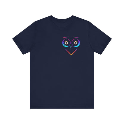 Neon Happy Face Unisex Jersey Short Sleeve Tee