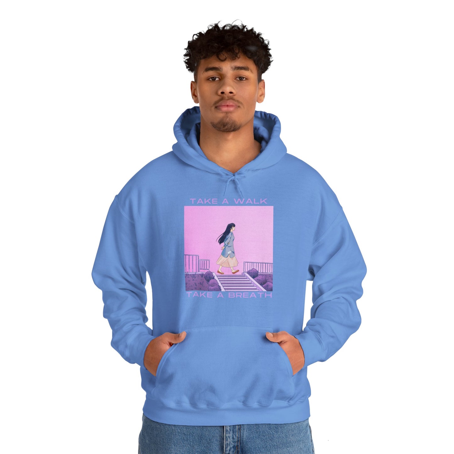 Take A Walk, Take A Breath Unisex Heavy Blend™ Hooded Sweatshirt