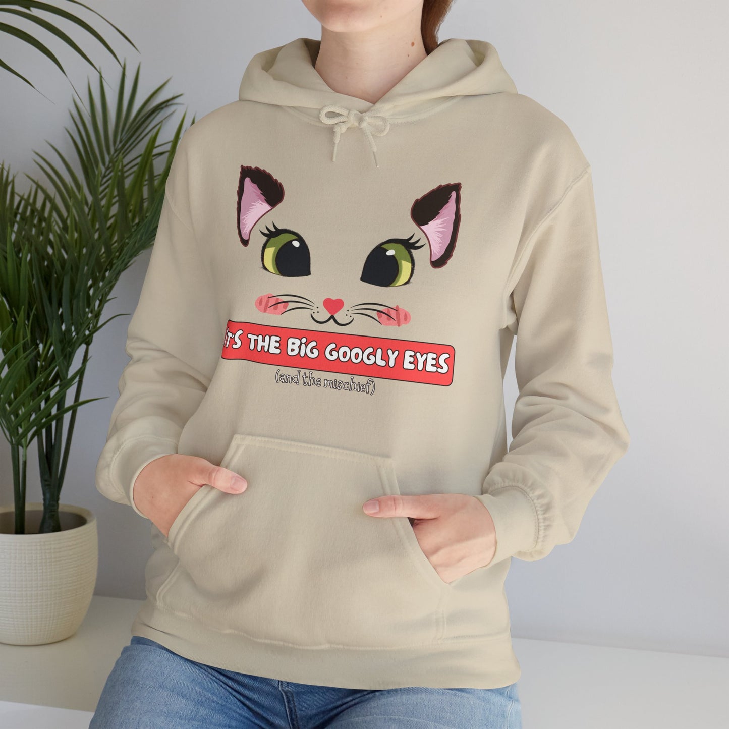 Big Googly Eyes Unisex Heavy Blend™ Hooded Sweatshirt