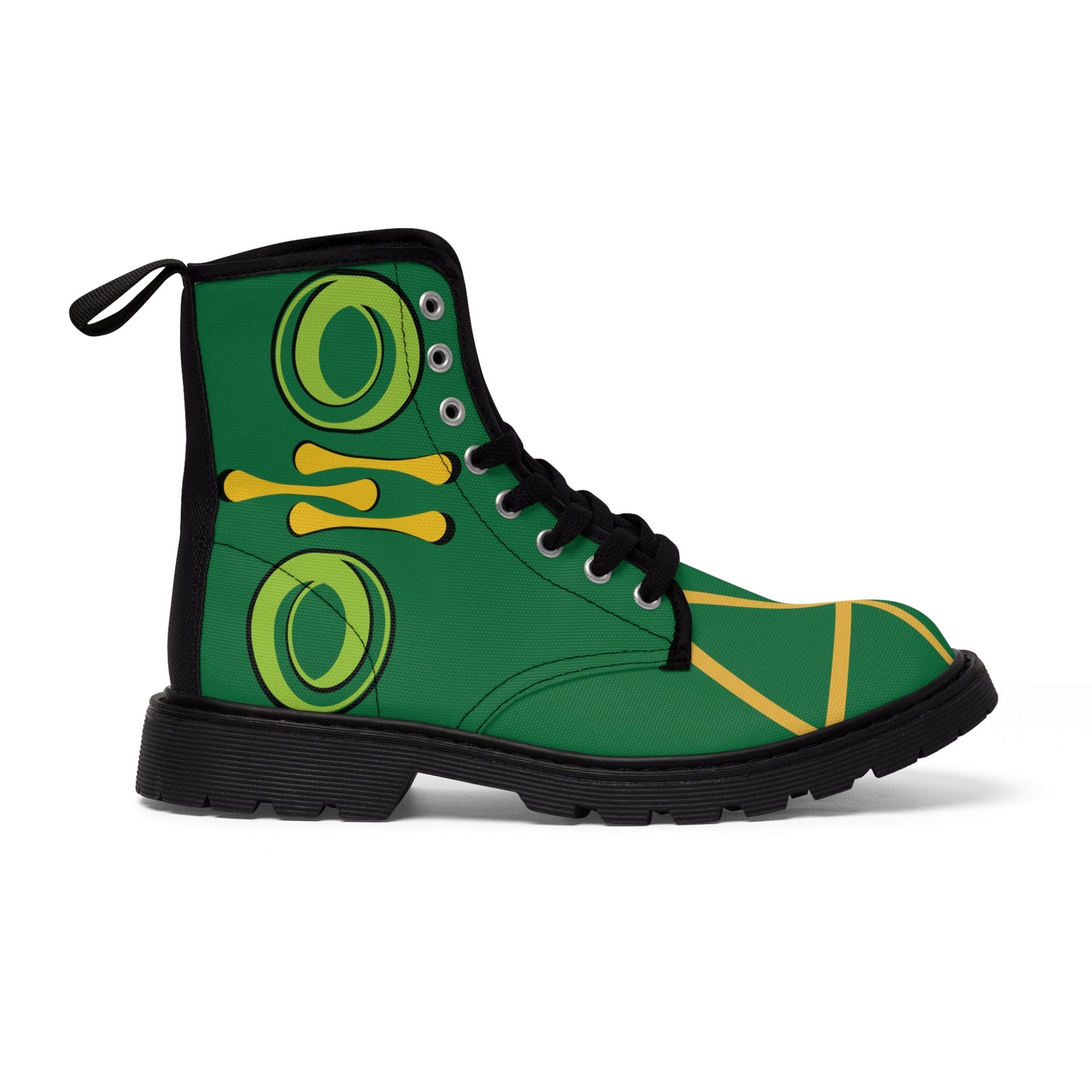 Green Scream Women's Canvas Boots