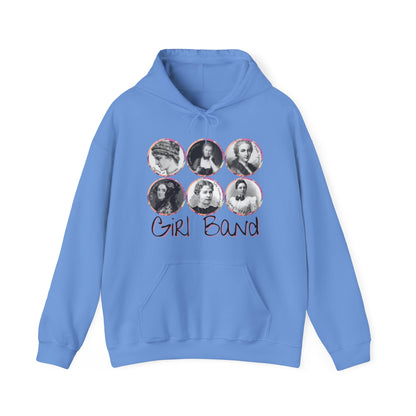 Girl Band - Famous Female Scientists Unisex Heavy Blend™ Hooded Sweatshirt