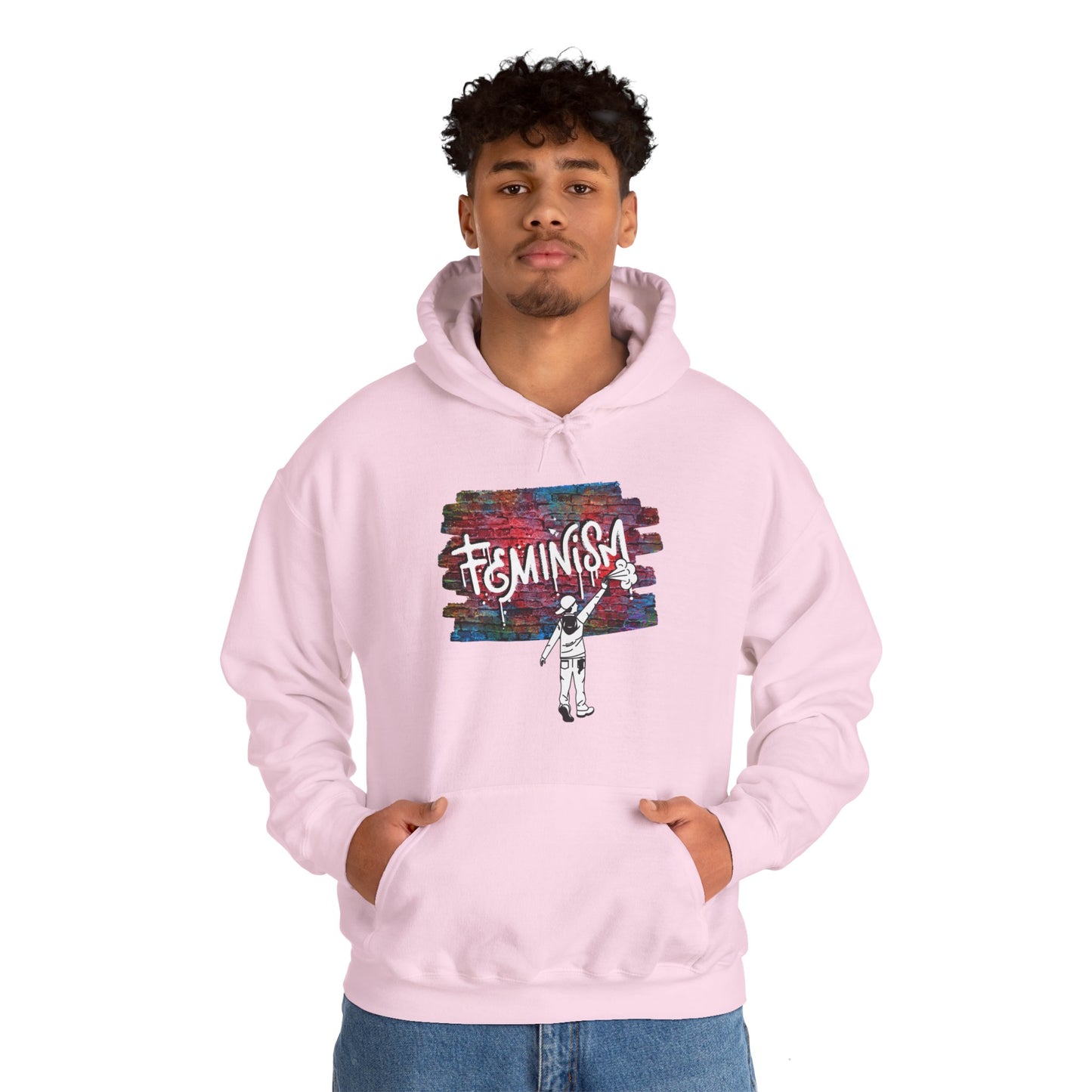 Street Art Feminism Unisex Heavy Blend™ Hooded Sweatshirt