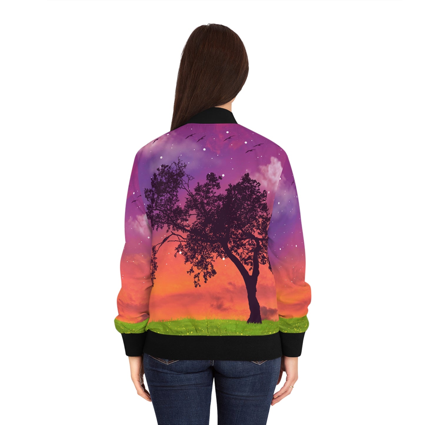 Park Sunrise Women's Bomber Jacket (AOP)