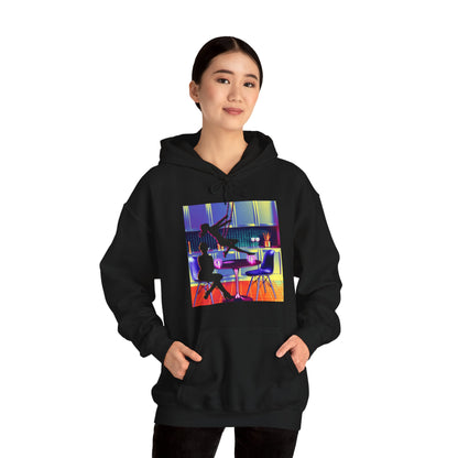 Sythwave A Coffee & A Swing Unisex Heavy Blend™ Hooded Sweatshirt