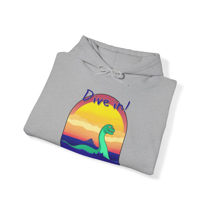 Dive In! Unisex Heavy Blend™ Hooded Sweatshirt