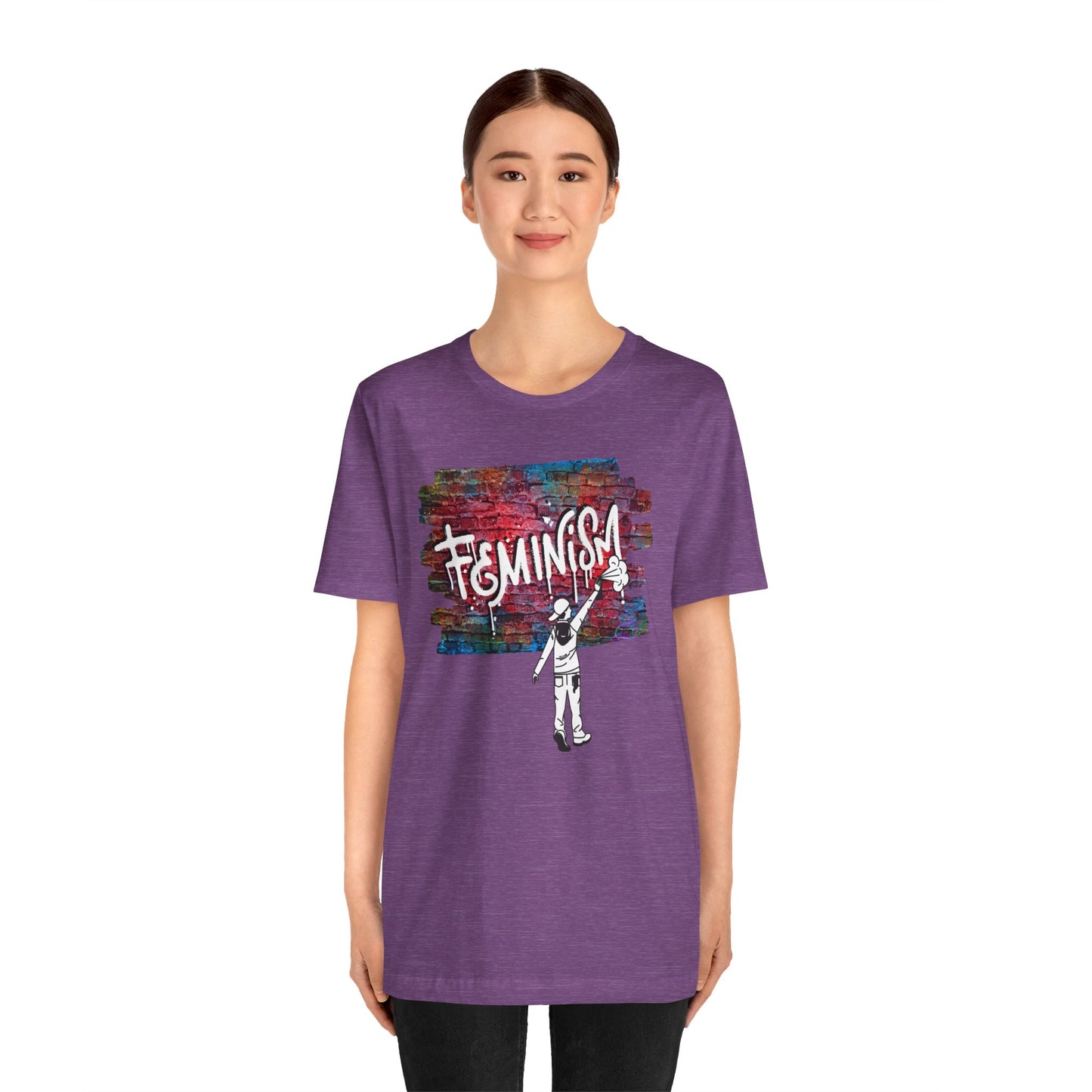 Graffiti Feminism Unisex Jersey Short Sleeve Tee