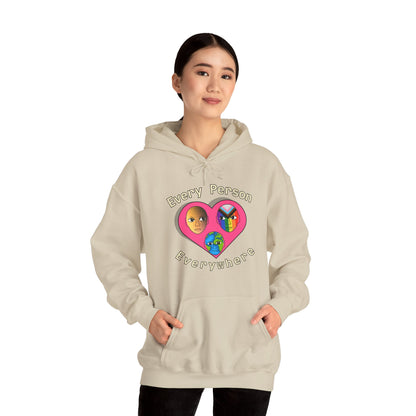 Every Person, Everywhere! Unisex Heavy Blend™ Hooded Sweatshirt