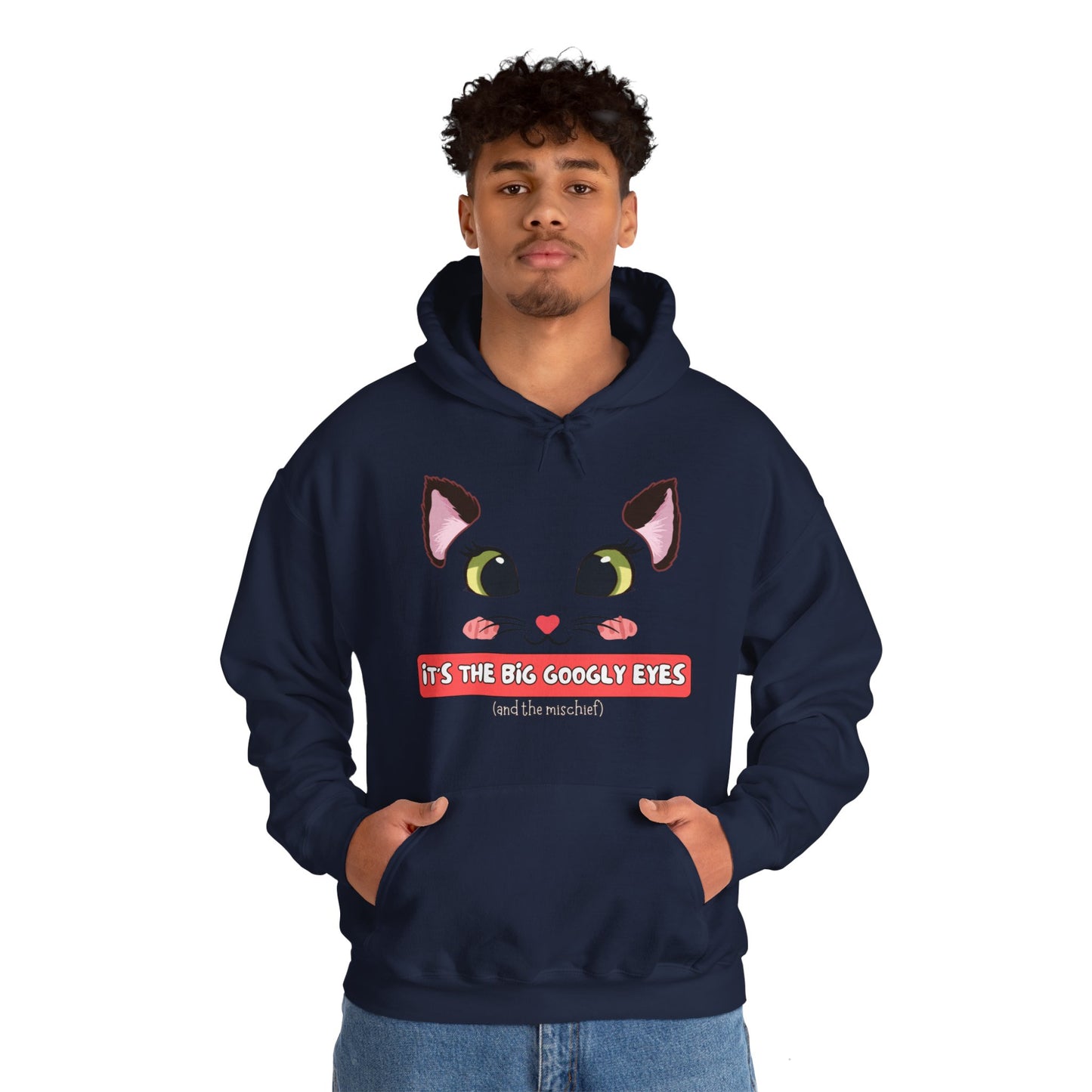 Big Googly Eyes Unisex Heavy Blend™ Hooded Sweatshirt