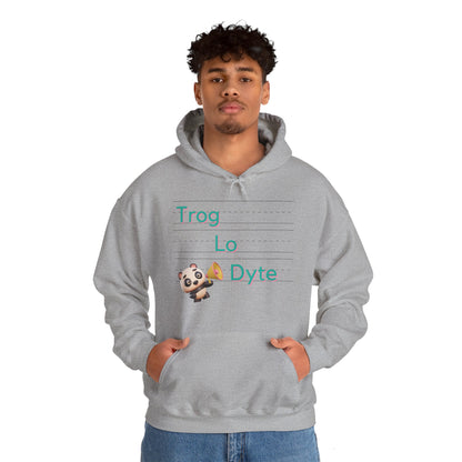 Just sound it out - TROG LO DYTE Unisex Heavy Blend™ Hooded Sweatshirt