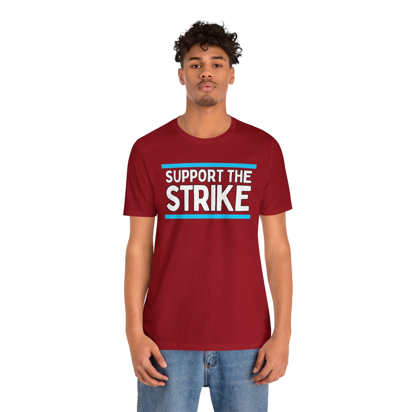 Support The Strike Unisex Jersey Short Sleeve Tee