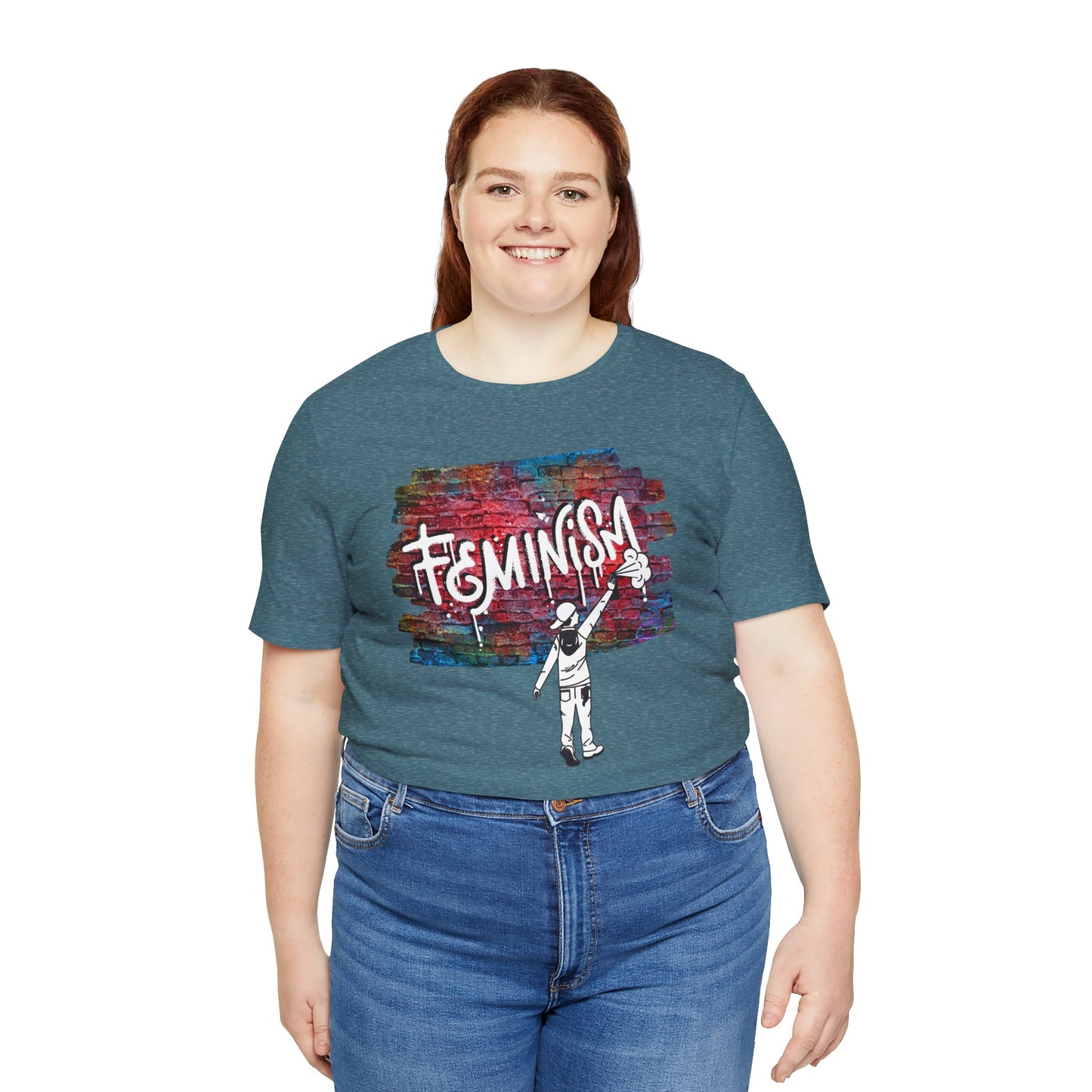 Graffiti Feminism Unisex Jersey Short Sleeve Tee