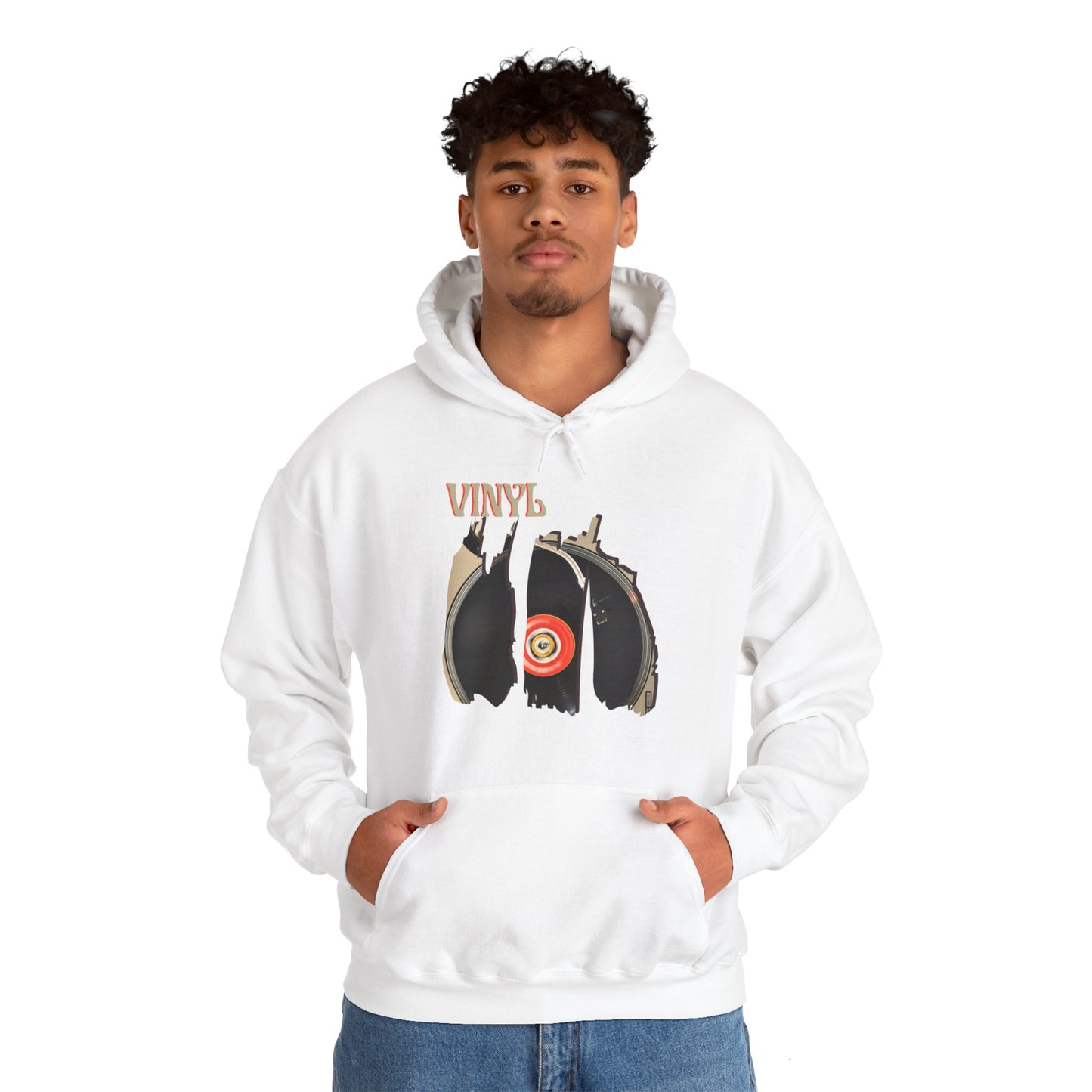 Vinyl Unisex Heavy Blend™ Hooded Sweatshirt