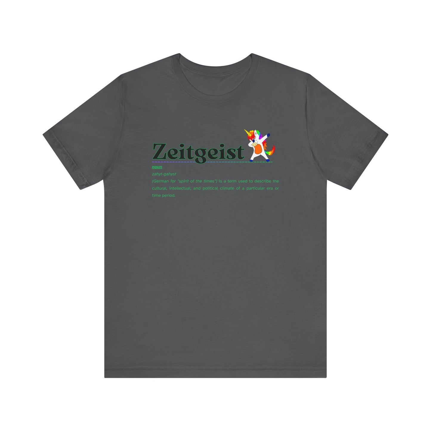 Zeitgeist Unisex Jersey Short Sleeve Tee