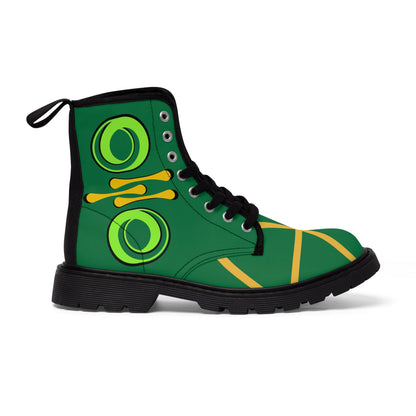 Green Scream Men's Canvas Boots