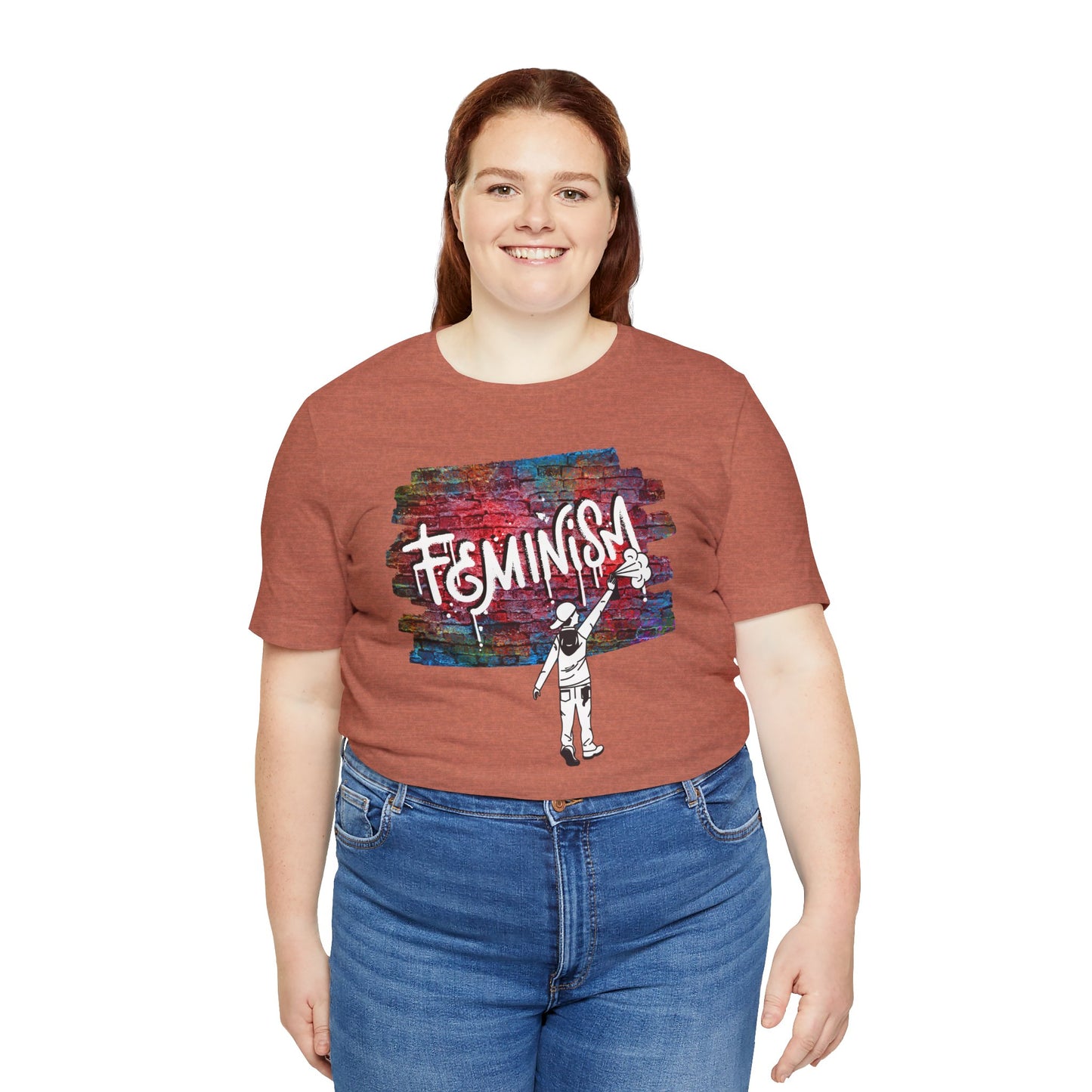 Graffiti Feminism Unisex Jersey Short Sleeve Tee