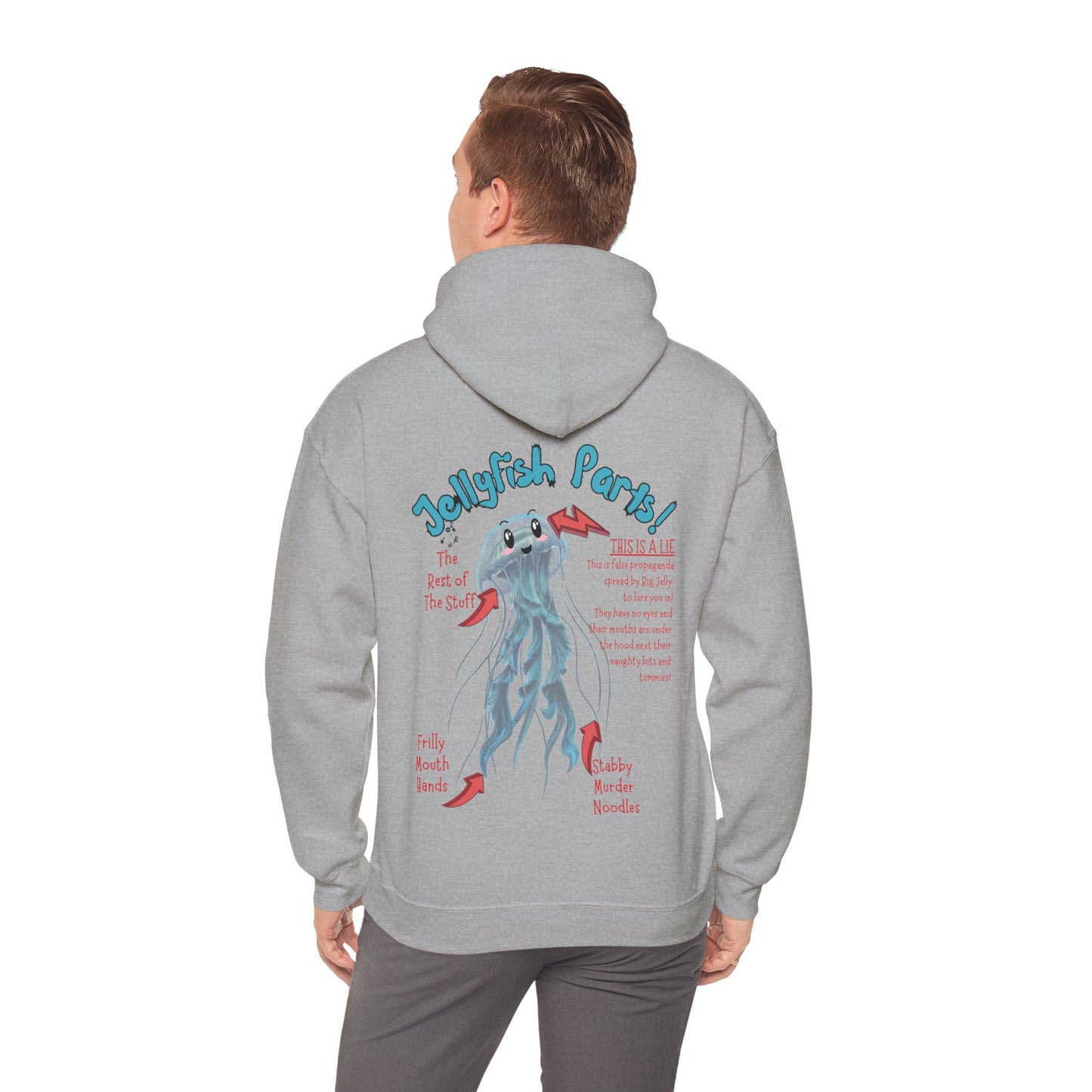 Jellyfish Parts Unisex Heavy Blend™ Hooded Sweatshirt