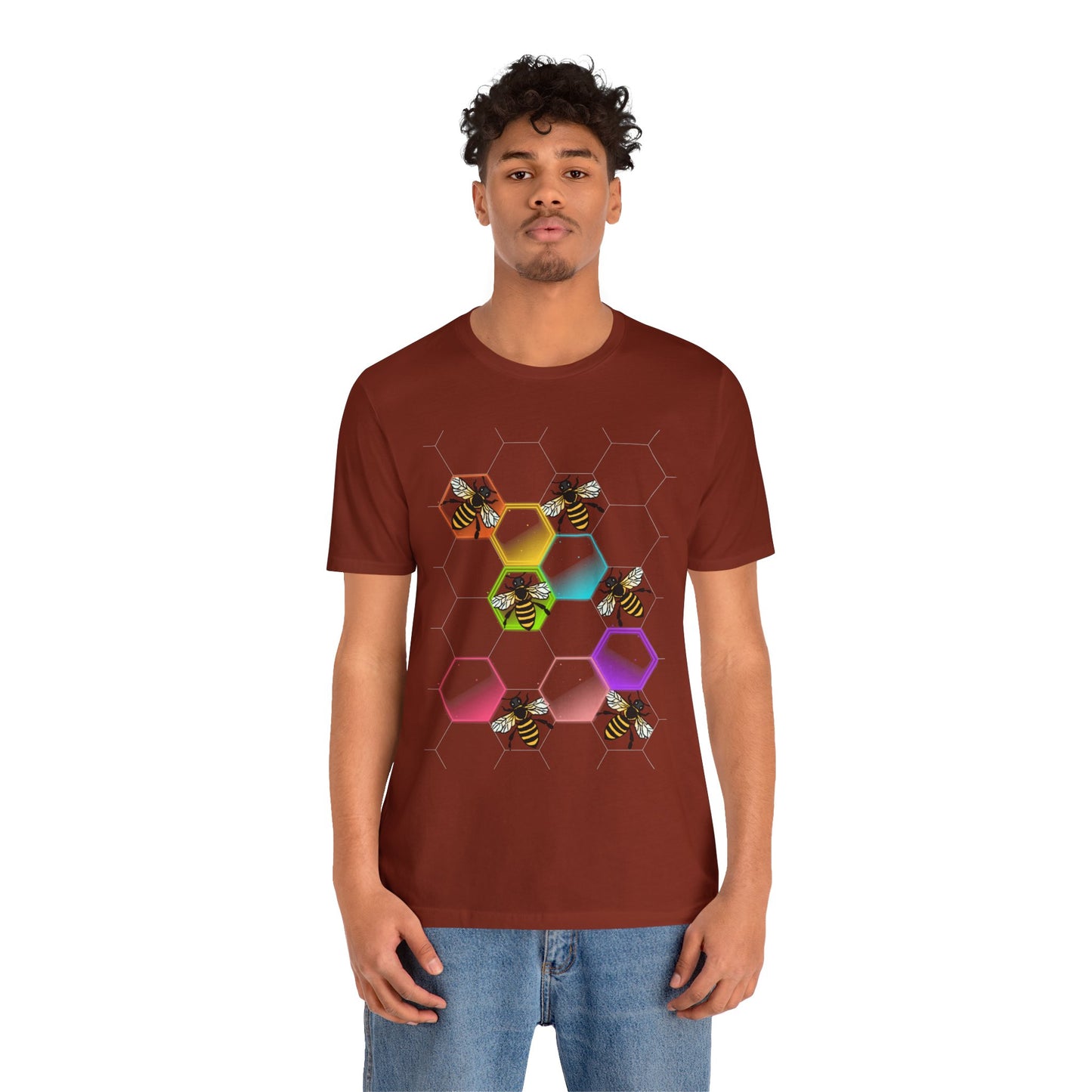 Disco Bees Unisex Jersey Short Sleeve Tee