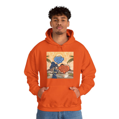 The Epic Spicy Tuna Roll Battle of 2023 Unisex Heavy Blend™ Hooded Sweatshirt