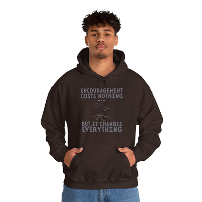 Encouragement Costs Nothing, But It Changes Everything Unisex Heavy Blend™ Hooded Sweatshirt