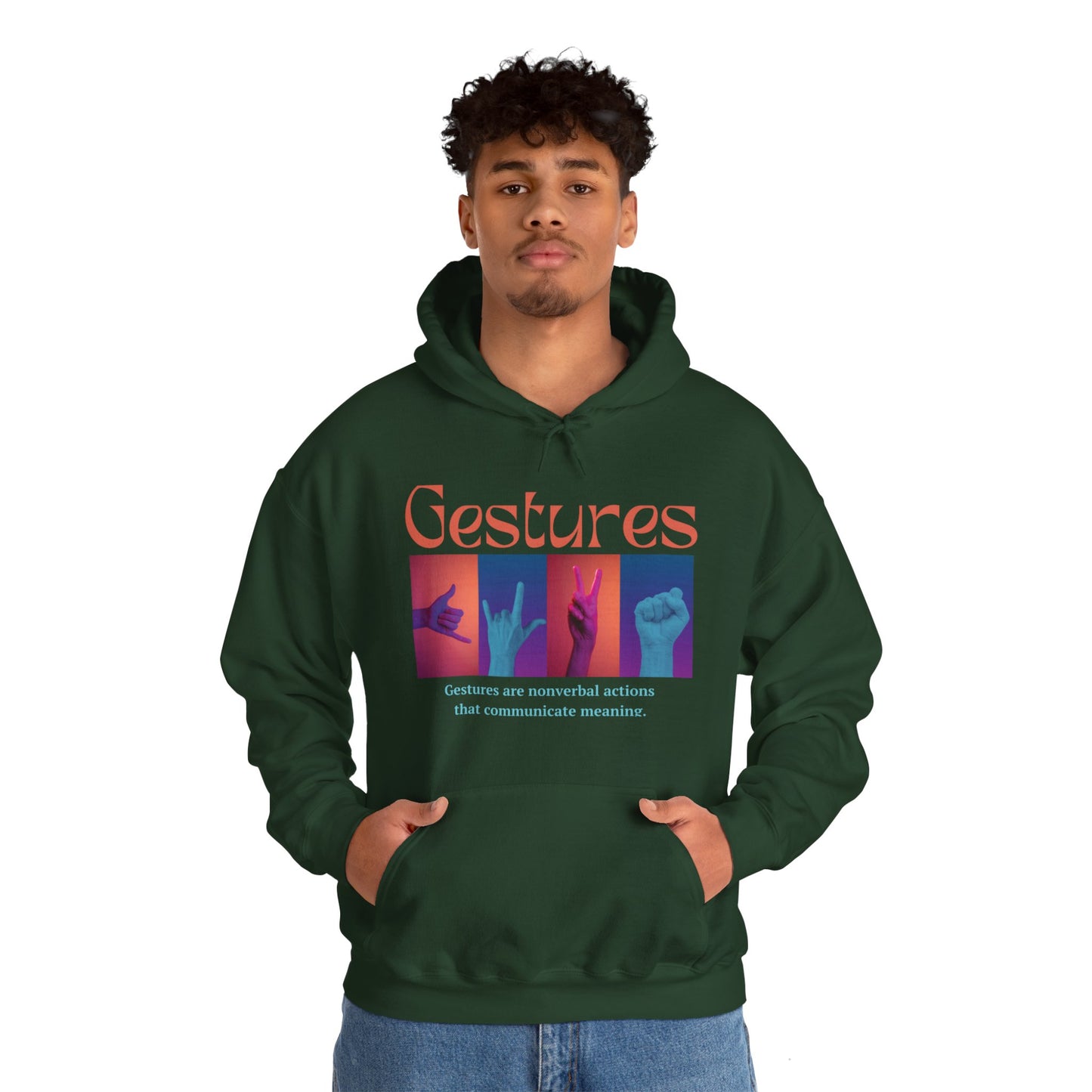 Gestures Unisex Heavy Blend™ Hooded Sweatshirt