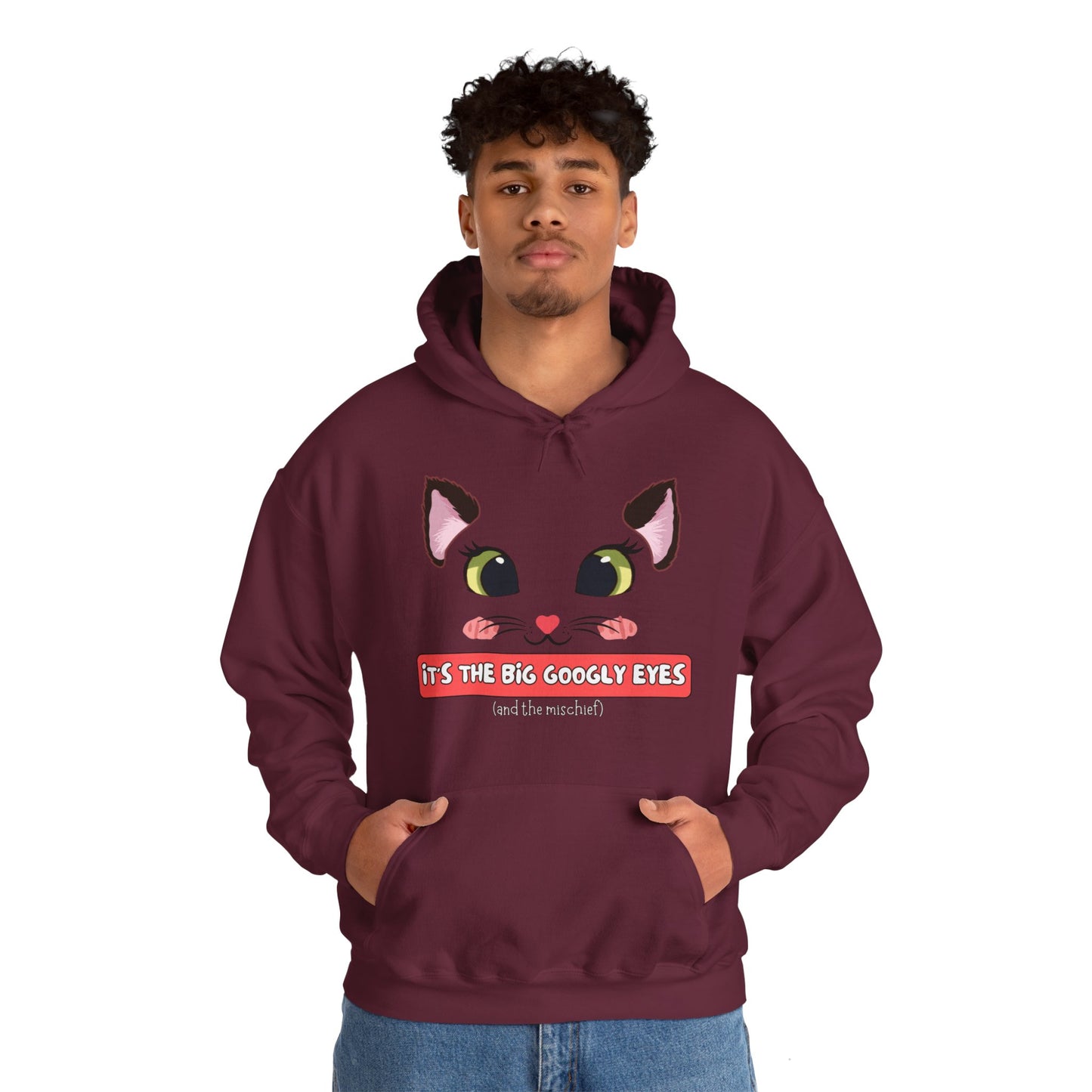 Big Googly Eyes Unisex Heavy Blend™ Hooded Sweatshirt