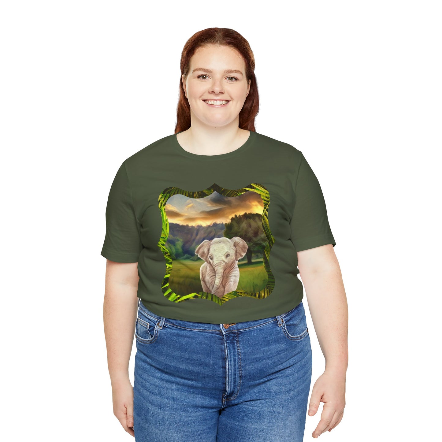 Why Are Baby Elephants So Cute Though? Unisex Jersey Short Sleeve Tee