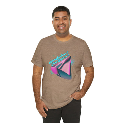 Rocket Rainbows & Alien Supernovas Unisex Jersey Short Sleeve Tee