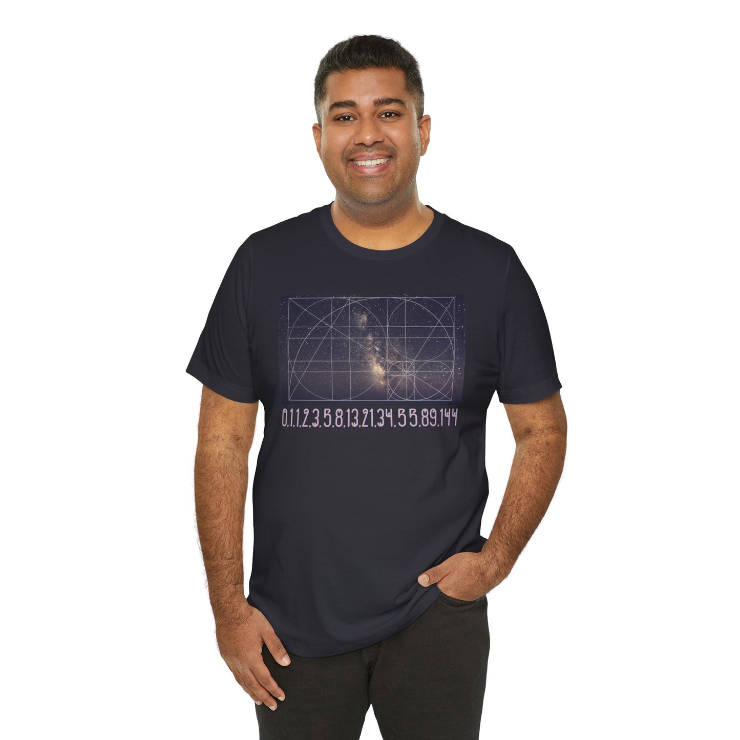 Fibonacci Sequence Unisex Jersey Short Sleeve Tee