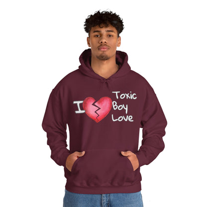 Toxic Boy Love Unisex Heavy Blend™ Hooded Sweatshirt