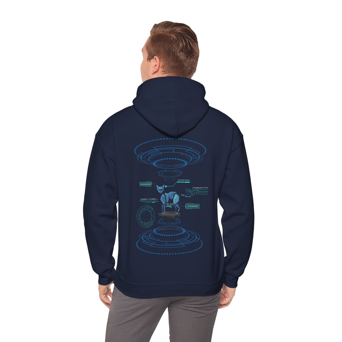 Mecha Kitty Unisex Heavy Blend™ Hooded Sweatshirt