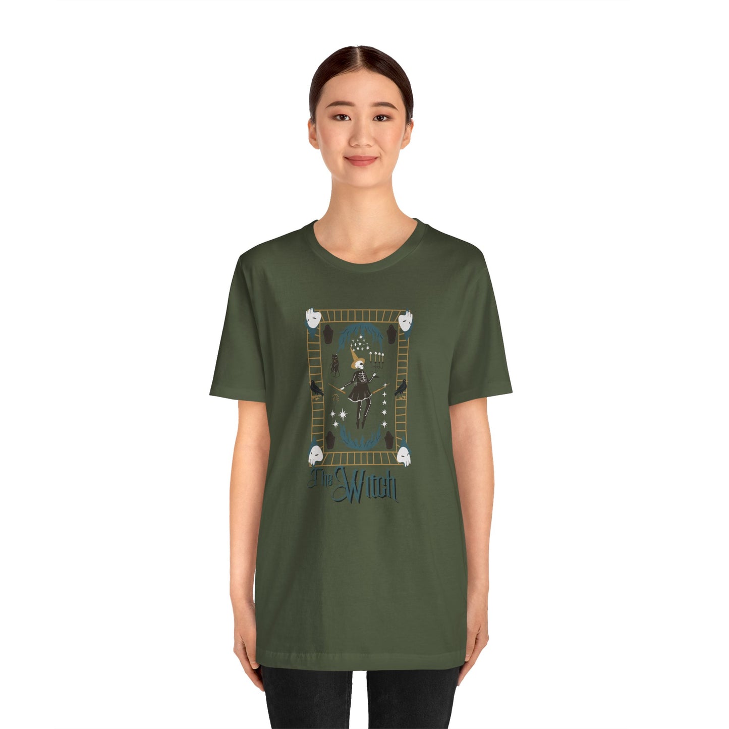 The Witch - Tarot Style Unisex Jersey Short Sleeve Tee