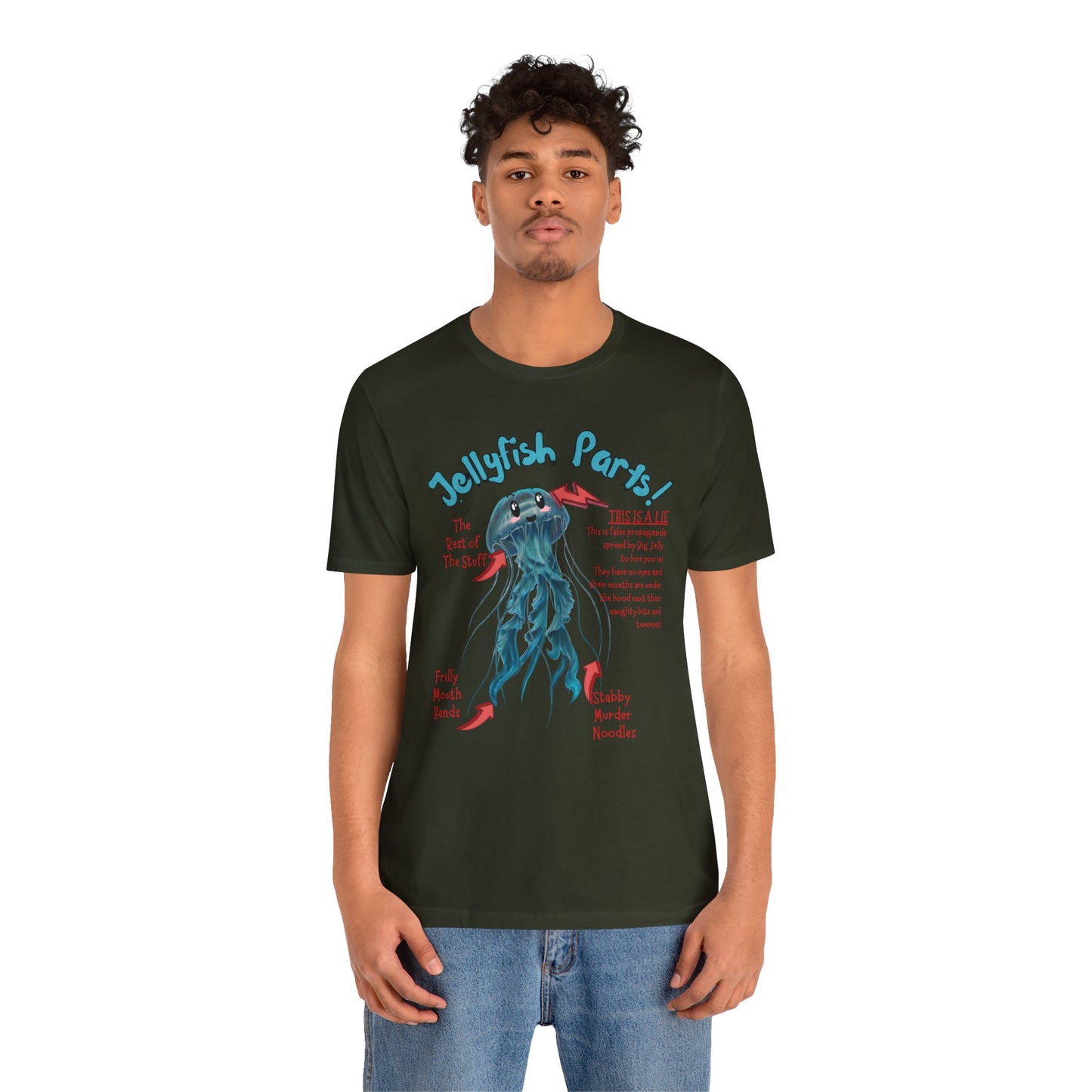 Jellyfish Parts Unisex Jersey Short Sleeve Tee