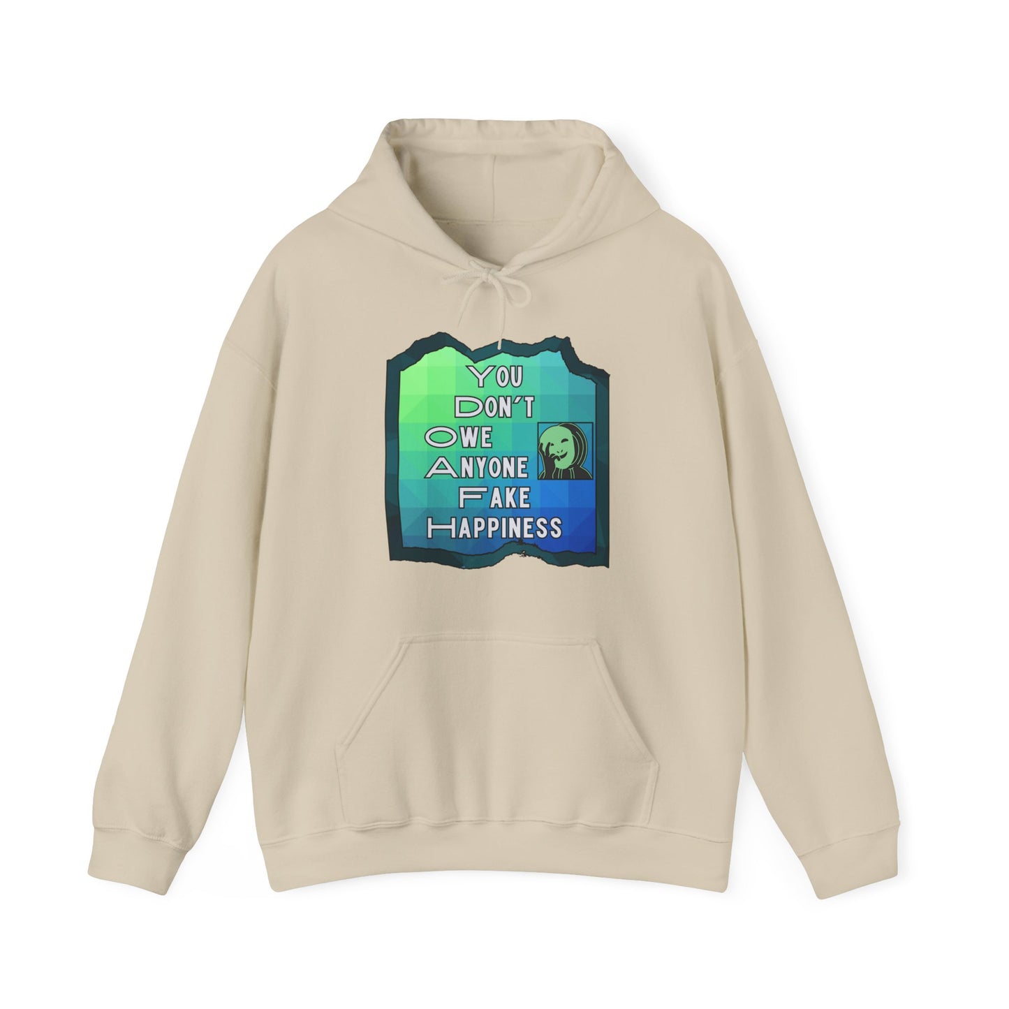 Fake Happiness Unisex Heavy Blend™ Hooded Sweatshirt