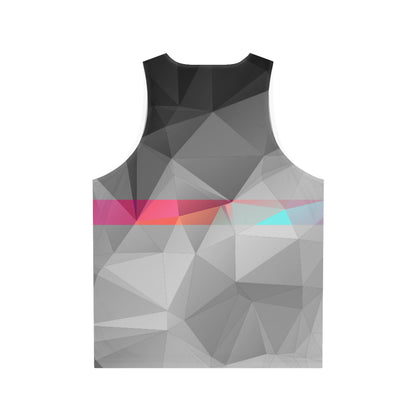 Polygon Contrast Unisex Tank Top (AOP)