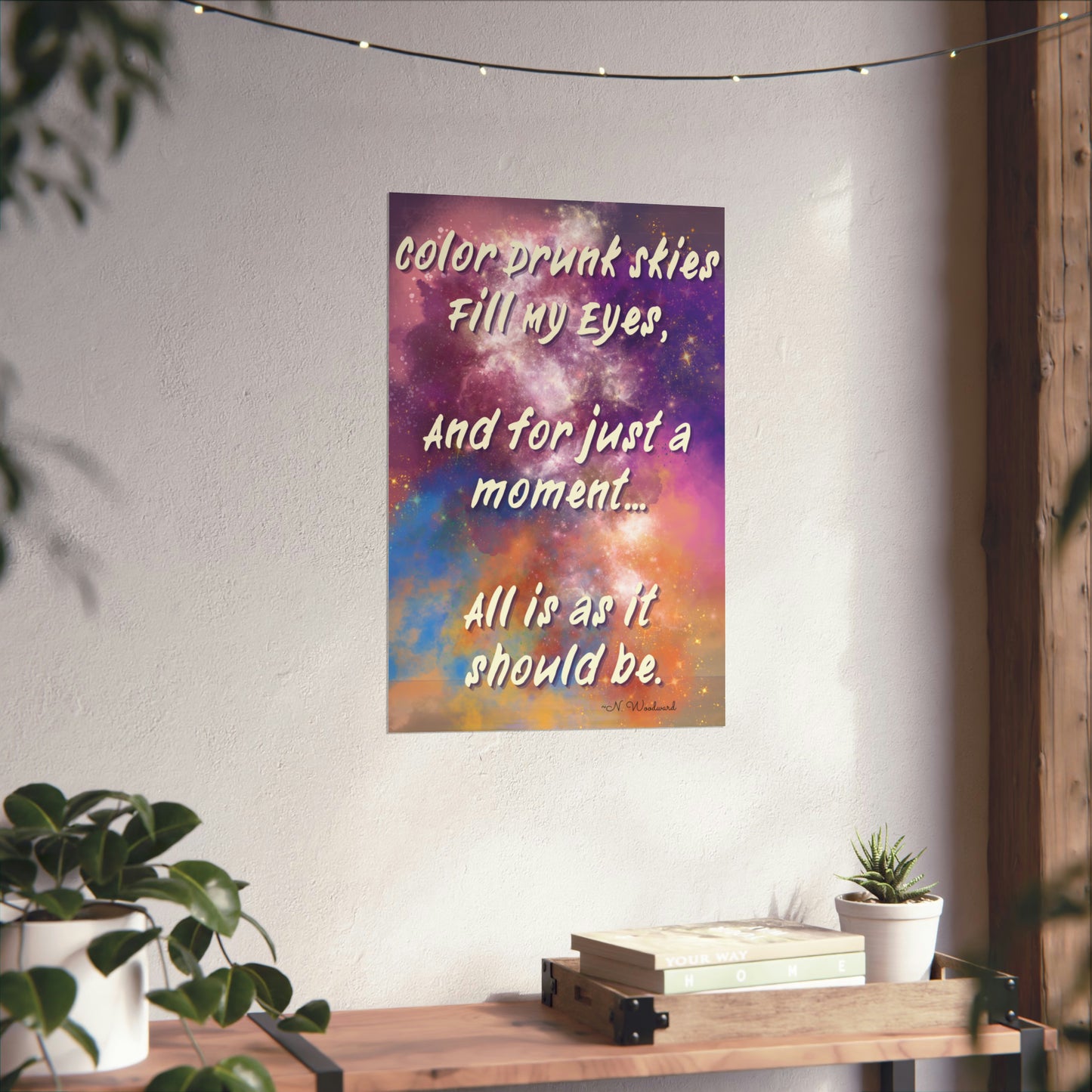 Color Drunk Skies Matte Vertical Posters