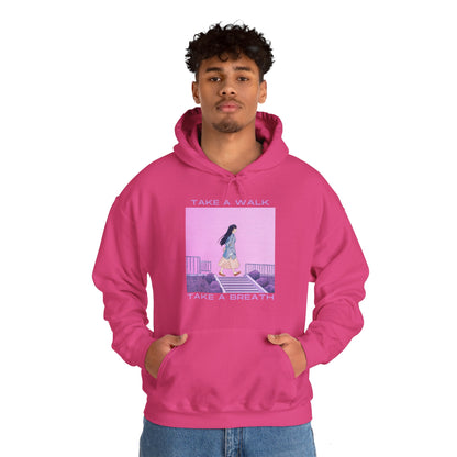 Take A Walk, Take A Breath Unisex Heavy Blend™ Hooded Sweatshirt