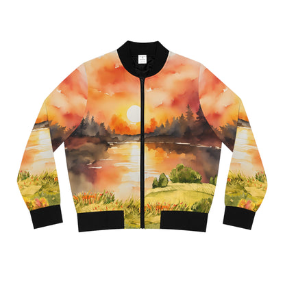 Autumn Lake Women's Bomber Jacket