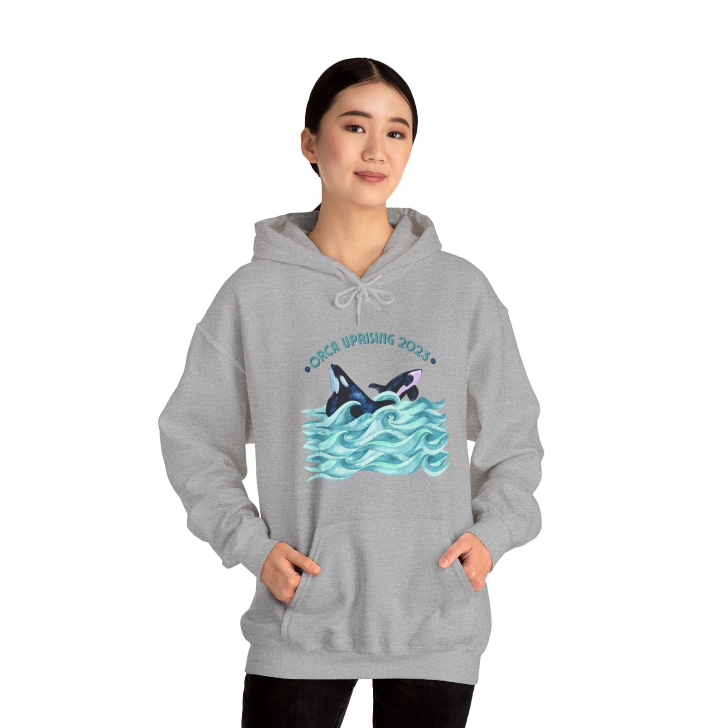 Orca Uprising Unisex Heavy Blend™ Hooded Sweatshirt