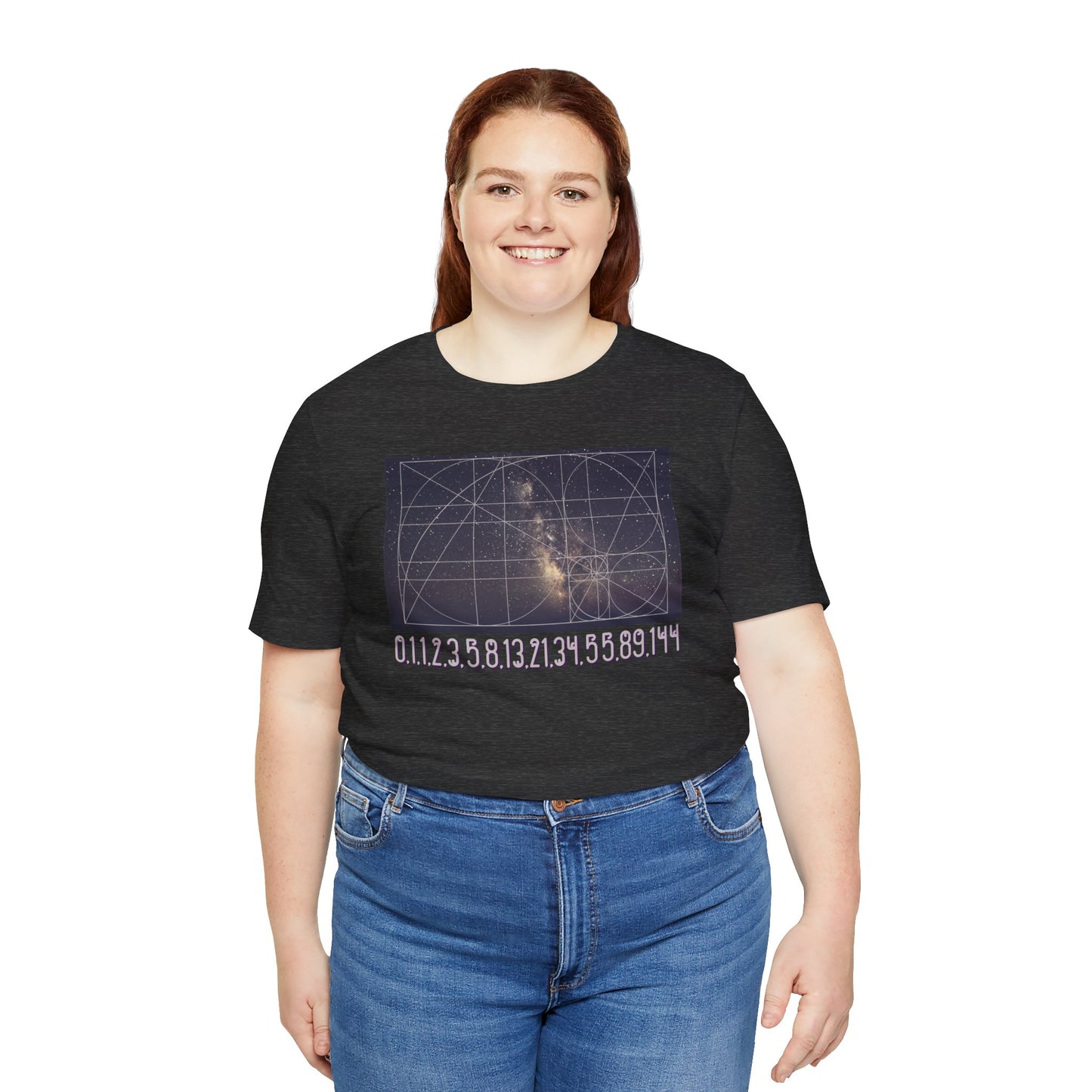 Fibonacci Sequence Unisex Jersey Short Sleeve Tee