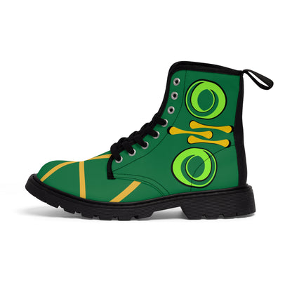 Green Scream Men's Canvas Boots