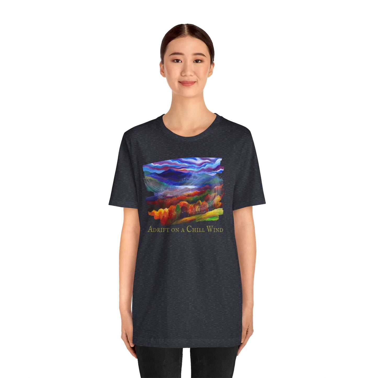 Adrift on a Chill Wind Unisex Jersey Short Sleeve Tee