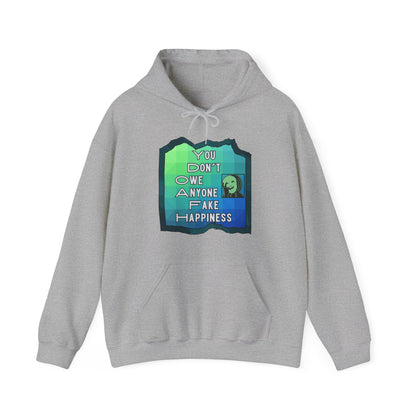 Fake Happiness Unisex Heavy Blend™ Hooded Sweatshirt