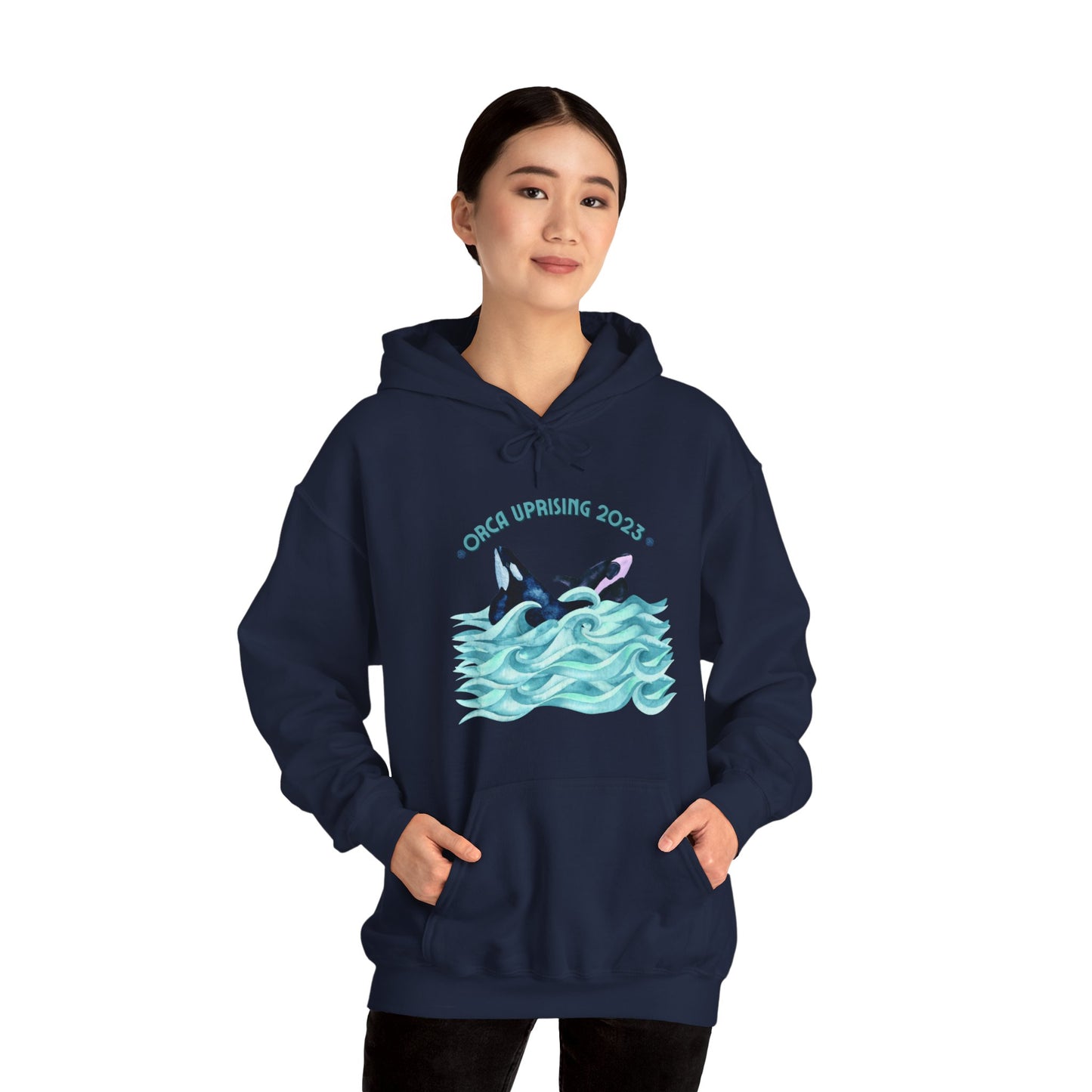 Orca Uprising Unisex Heavy Blend™ Hooded Sweatshirt