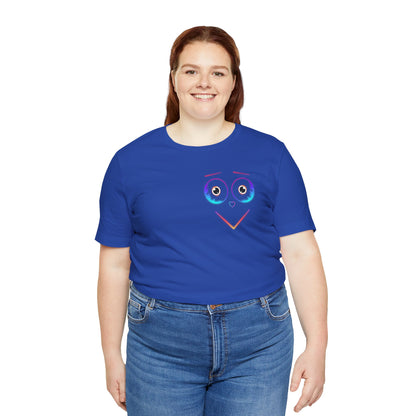 Neon Happy Face Unisex Jersey Short Sleeve Tee